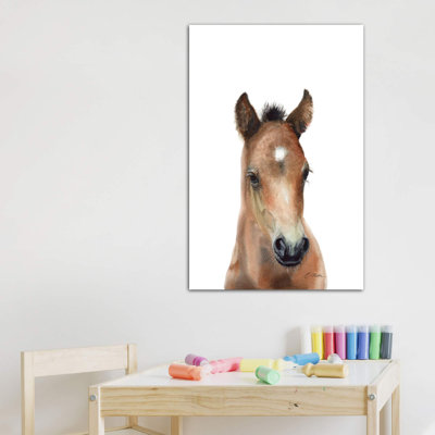 «Bay Arabian Foal» par Watercolor Luv - reproduction d'art
