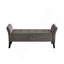 Banc de 51,5 po en velours capitonné avec rangement et pieds en bois-475861698