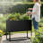 Modern Raised Metal Outdoor/indoor Planter Box, Outdoor Rectangular Planter Box, Durable All-Weather Use Elevated Planter for Commercial Residential For Patio, Deck, Yard, Garden-1934399499