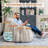 Hand Pulled Bean Bag Chair, Bean Bag Sofa For Adults And Children, Shell Shaped Large Bean Bag Chair With Padding, Plush Minimalist Sofa, 44''/42''/33''-173400889