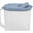 24 Pack Plastic 1 Gallon Lidded Pitcher With Clear Base And Handle