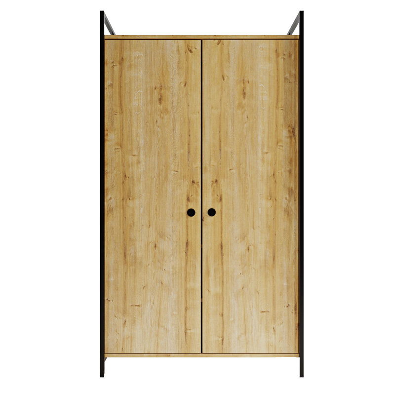 Anneliese 2 Door Manufactured Wood Wardrobe