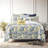 Giverney Yellow Cotton Duvet Cover Set Cotton 8 Piece Designer Set-102156503