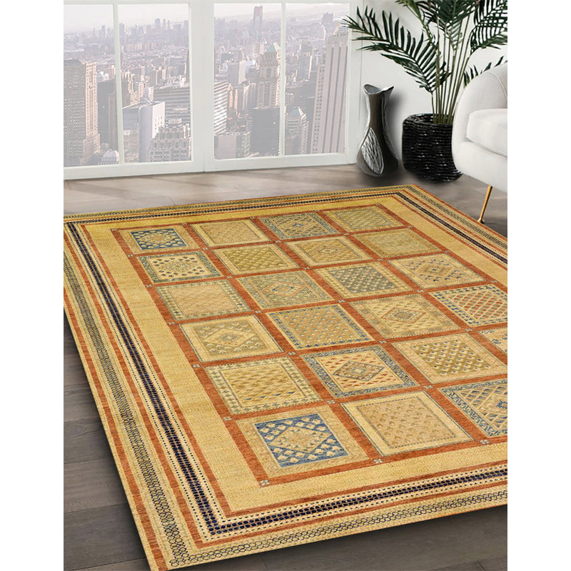 Tapis abstrait 100% lavable à la machine à 54 po, Rectangle de 2 pi x 3 pi