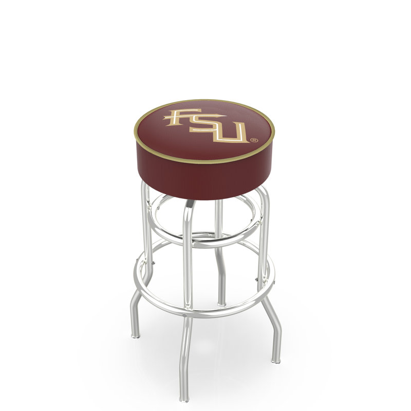 NCAA Swivel Bar & Counter Stool, Counter Stool (25" Seat Height), Florida State (Script)