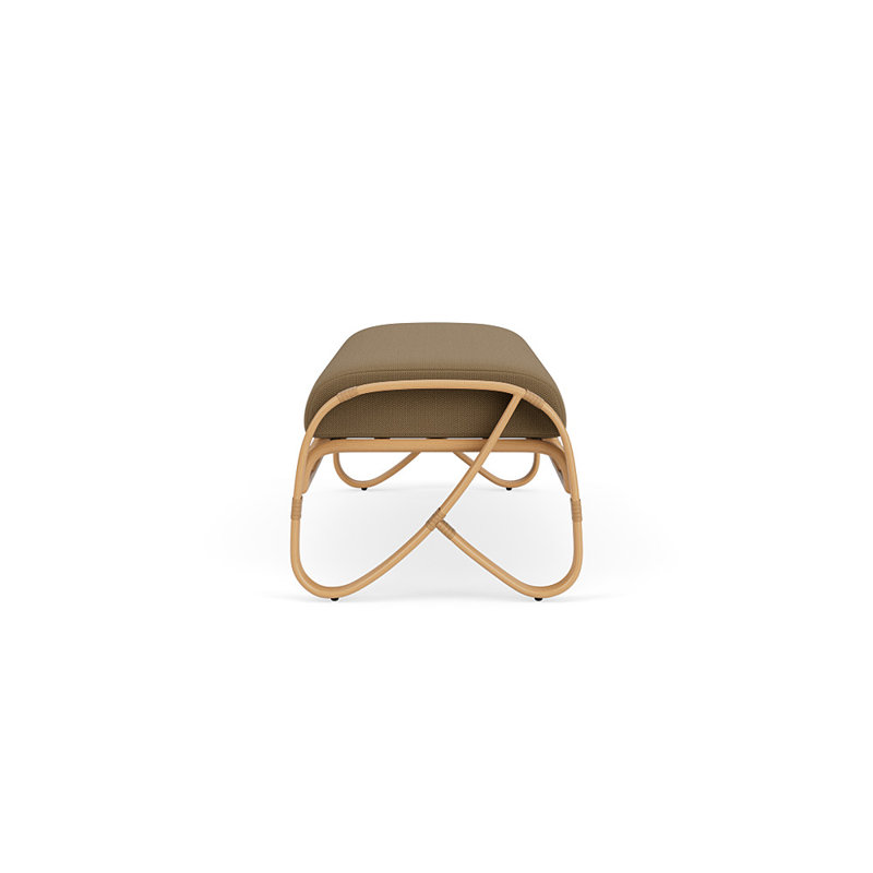 Riviera Outdoor Bench, Reflections Straw