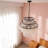 6-light Dimmable Tiered Crystal Chandelier