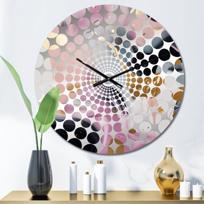 Alathia - Abstract Marble Wall Clock