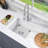 18.1'' L Single Bowl Quartz Kitchen Sink