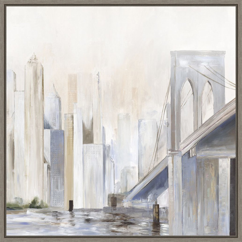 «Bridge II» par Allison Pearce, reproduction d'art sur toile encadrée, H 30 po x l 30 po