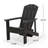Floding Adirondack Chair With Hideaway Ottoman