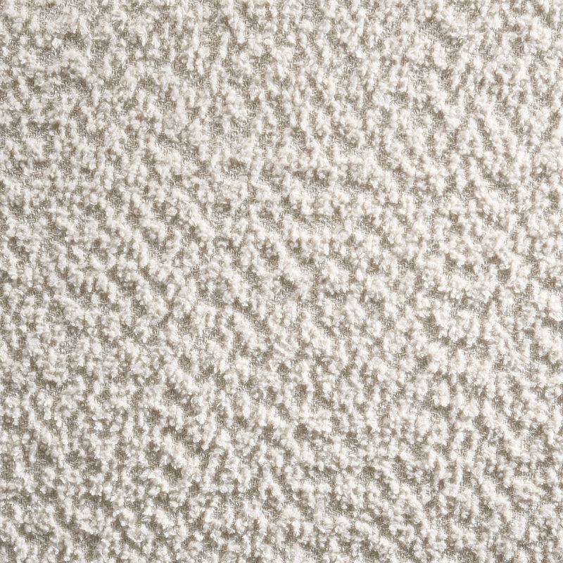 Boucle Upholstered Tufted Accent Bench, Vanilla White