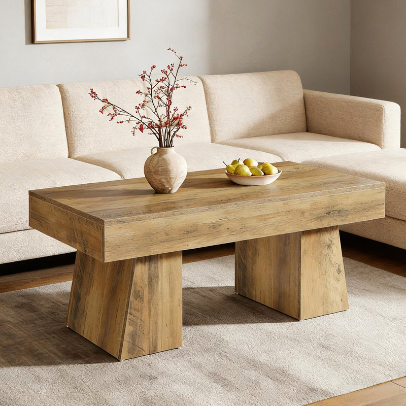 Wooden Dining Table,Rectangular Center Table,Spacious Coffee Table