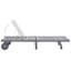 Chaise longue simple en acacia 80 po avec coussins Prshant-733841394-713510855