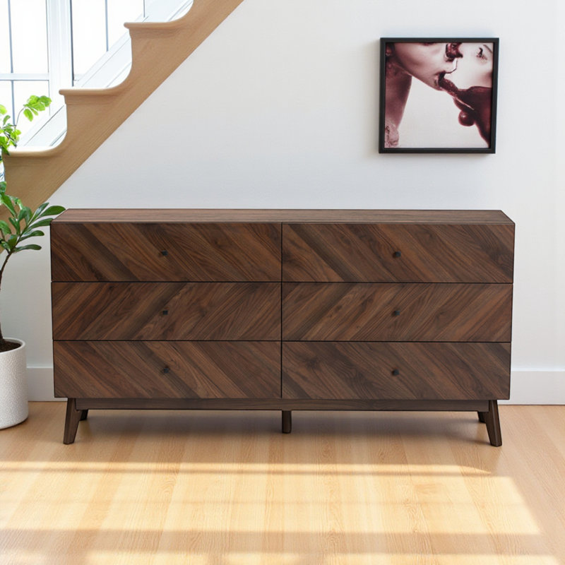 Commode double 6 tiroirs Meisha