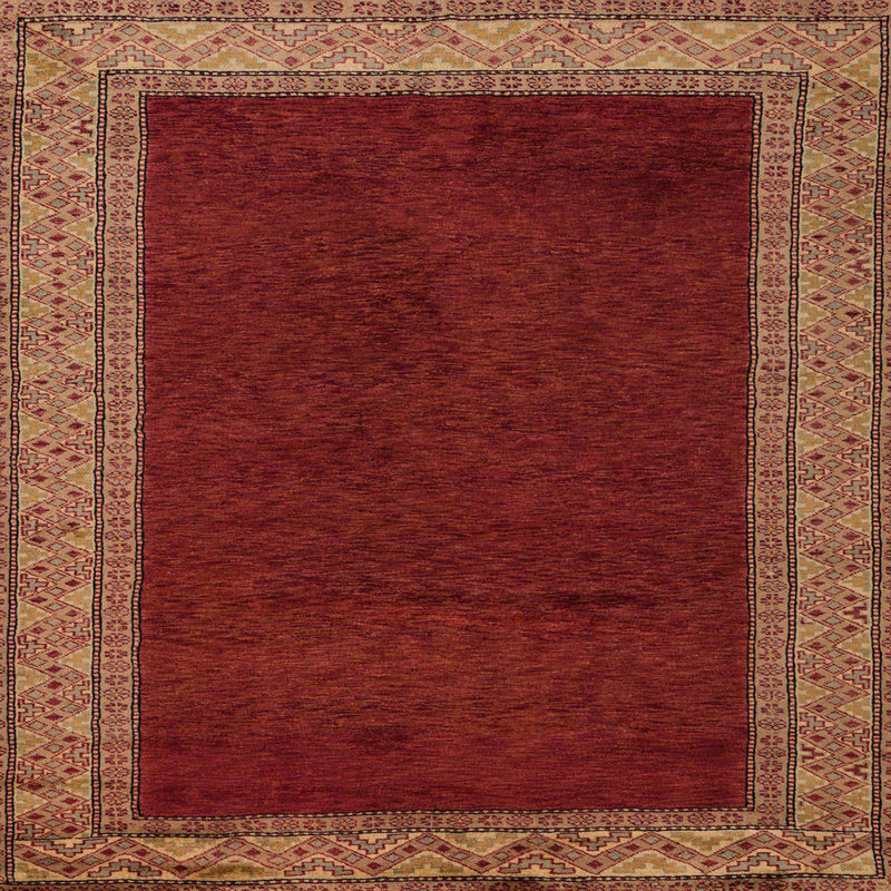 Tapis abstrait moderne 4970, Carré 8 pi