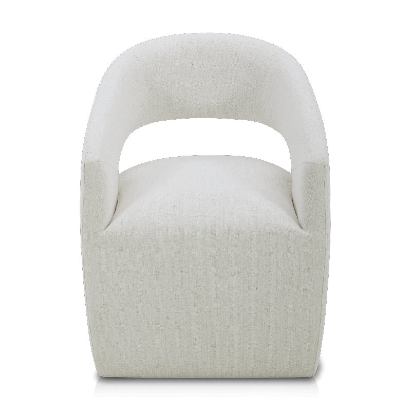 Leopoldas Dining Chair in Nomad Snow Fabric