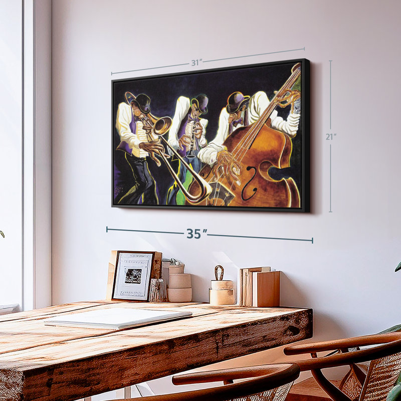 «Jamming I», reproduction sur toile, H 21 po x l 31 po