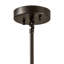 Luminaire suspendu 1 lumière à une cloche