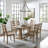 Heymann Trestle Dining Table with Solid Wood Chairs-711096411-805197703