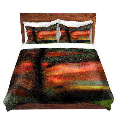 Ensemble de housse de couette natures brushwork
