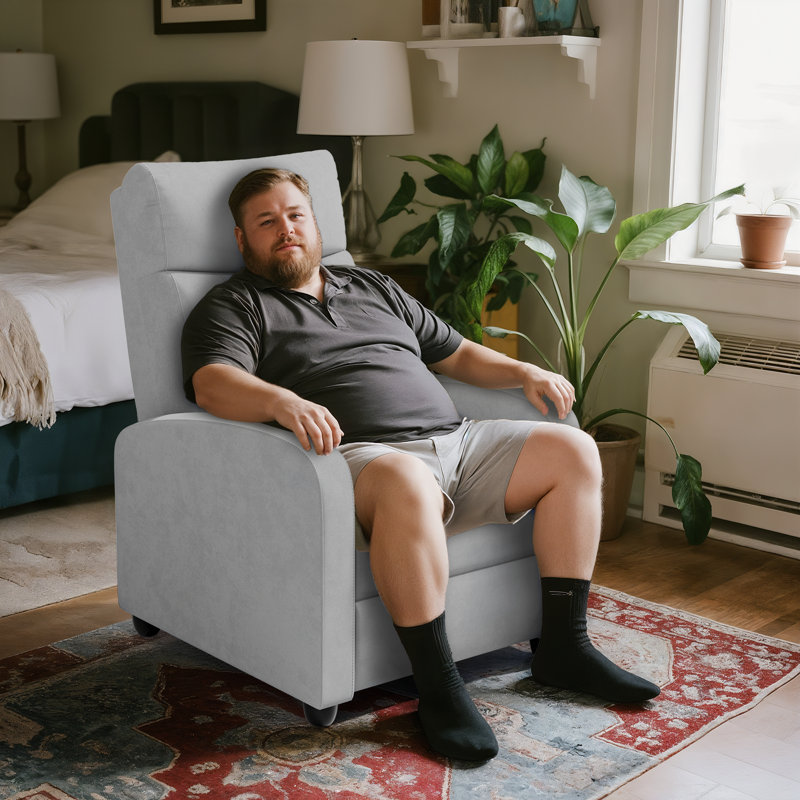 Canapé inclinable ajustable pour fauteuil de cinéma, Gris
