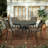 Tsavag 4 - Person Metal Patio Dining Set with Round Table-1929598933