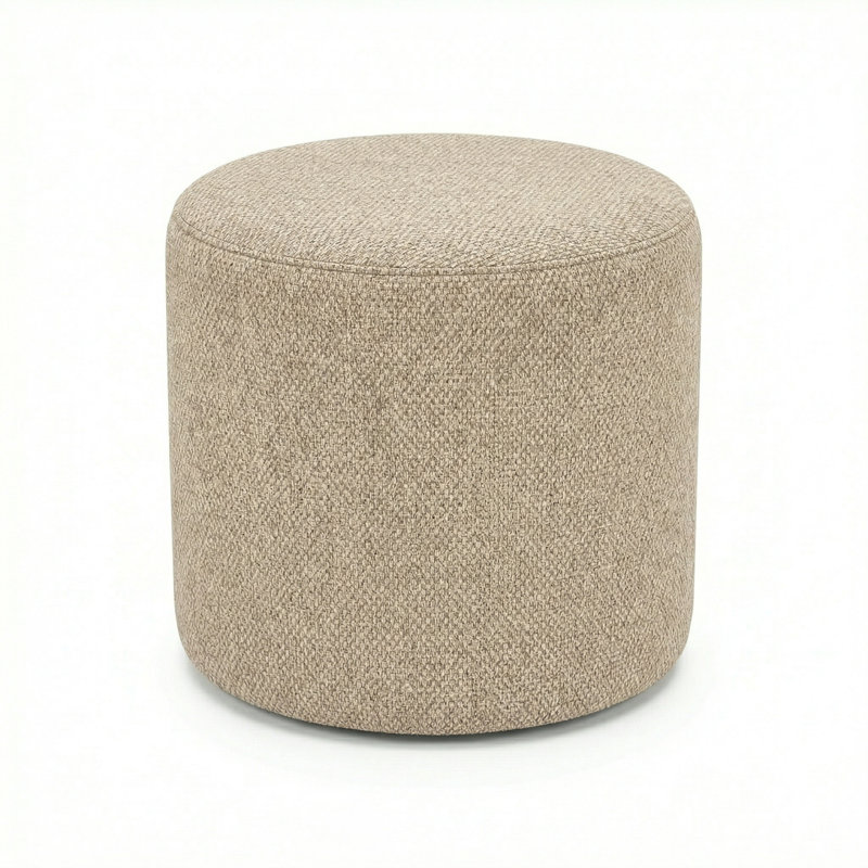 Berlin Gardens Lilly Hive 18" Round Pouf, Sand