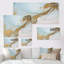 «Gold Turquoise», impression sur toile-251114226-251114229