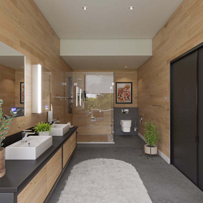 Porte-serviettes mural, Chrome poli