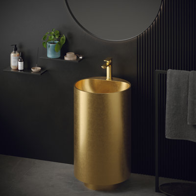Karran Cinox 16.5'' Stainless Steel Circular Bathroom Sink