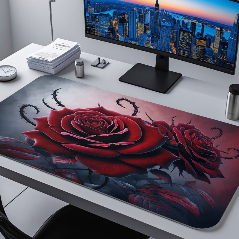 Polyester Desk Pad, 31.5x15.5
