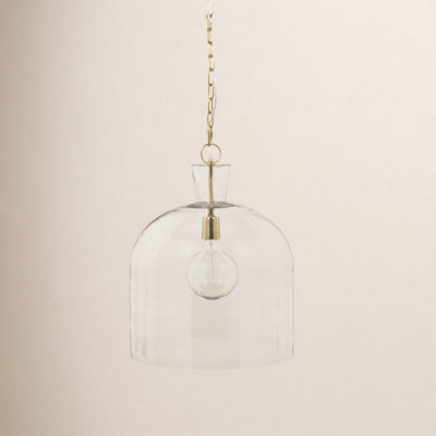 Seandell Single Light Glass Dimmable Pendant