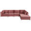 Millings 5 Seater Velvet Sofa & Chaise-34863818-34863813