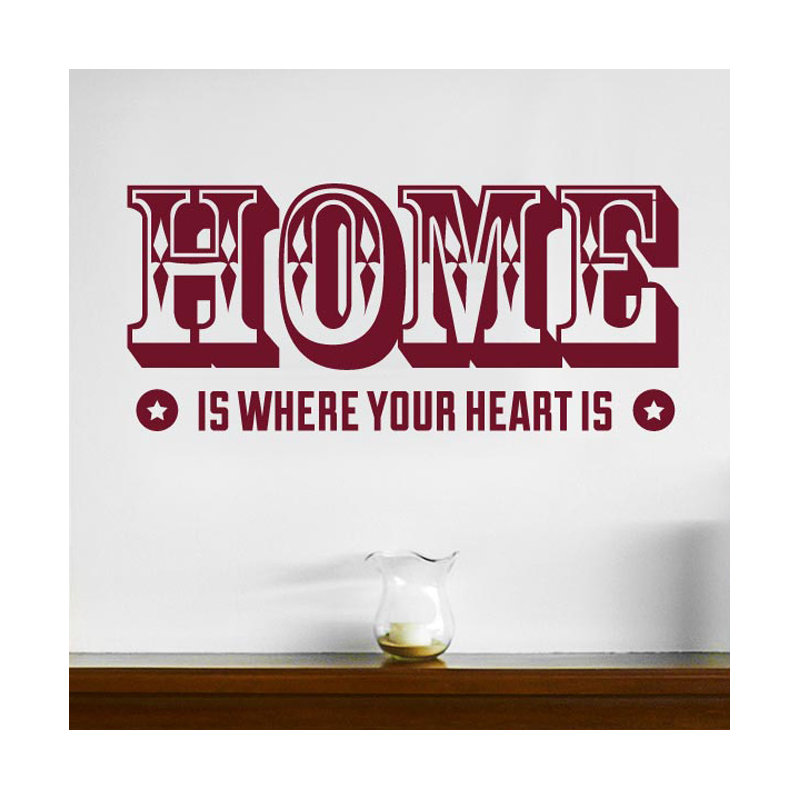 Wall Decal, Burgundy, Large