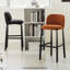Chaise d'appoint à dossier brun uni (ensemble de 2)-907687049-907687062