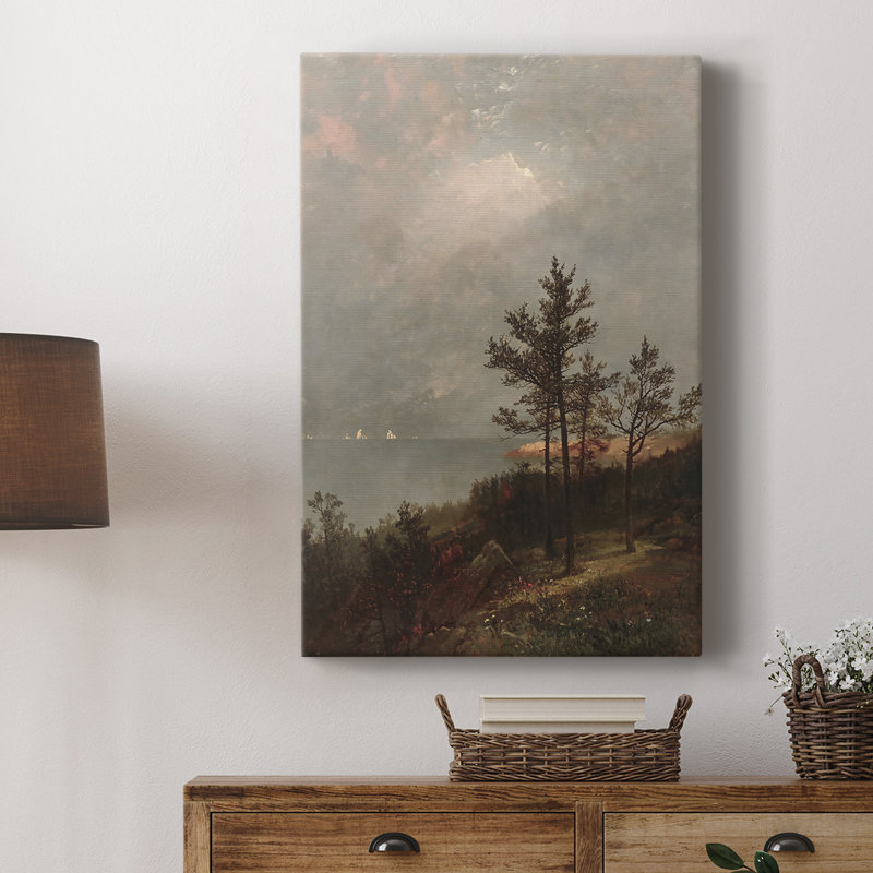 Paysage rétro CXII - galerie Cavas, H 27 po x l 18 po