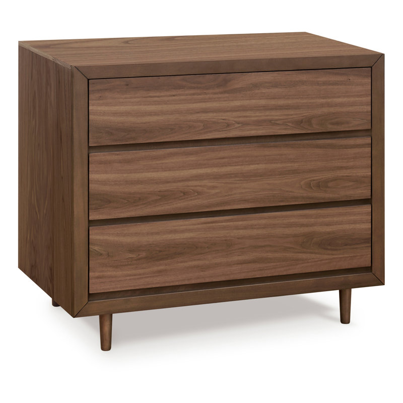 Commode 3 tiroirs Nifty, Noyer