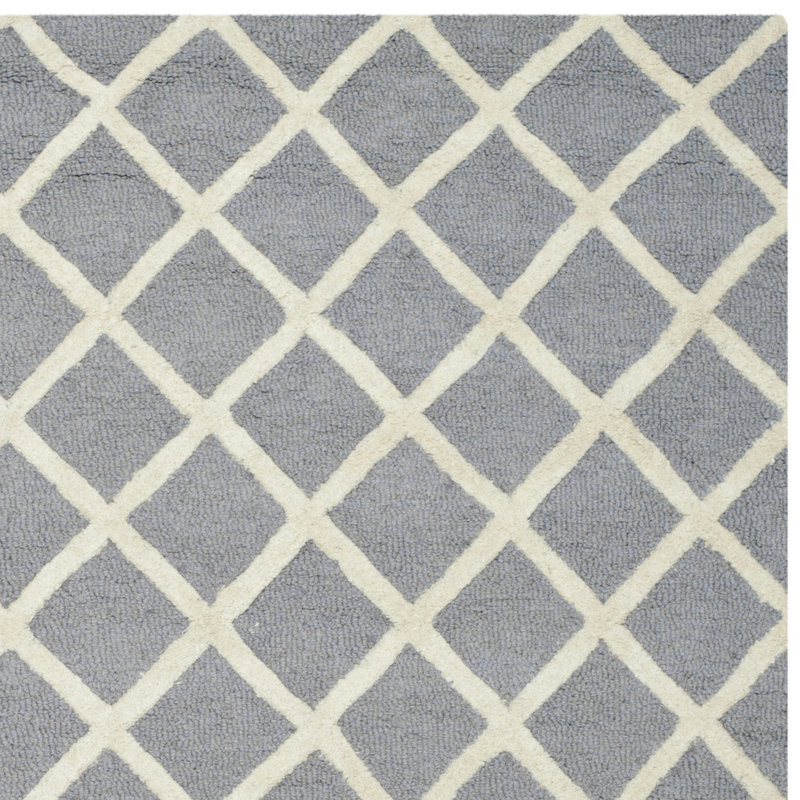 Griffin Geometric Wool Hand Woven Area Rug, Rectangle 183 x 274 cm