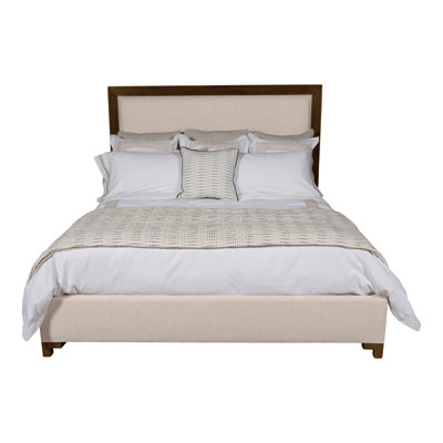 Louise/Lawrence King Upholstered Low Profile Panel Bed