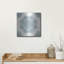 «Mandala Morning V Blue and Gray» par Anne Tavoletti, art mural en métal-1378603399