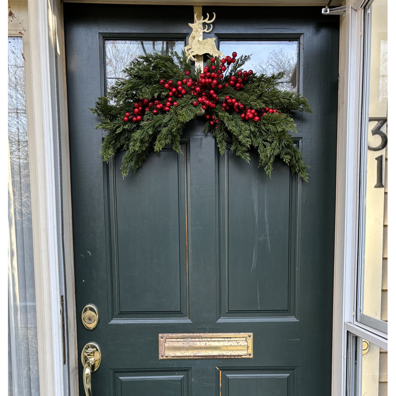Handcrafted Metal 1'' Wreath Hanger