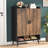 Shoe Cabinet with Adjustable Shelves and Doors-792961558