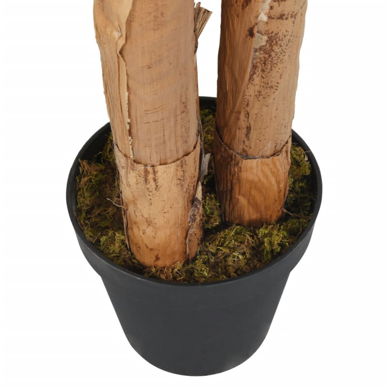 Faux Banana Leaf Tree in Pot, 150cm H x 80cm W