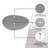 CASAINC Maple 15.35'' Concrete Oval Bathroom Sink-86669225