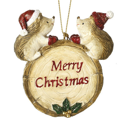 8 cm Resin Shatterproof Hanging Figurine Ornament