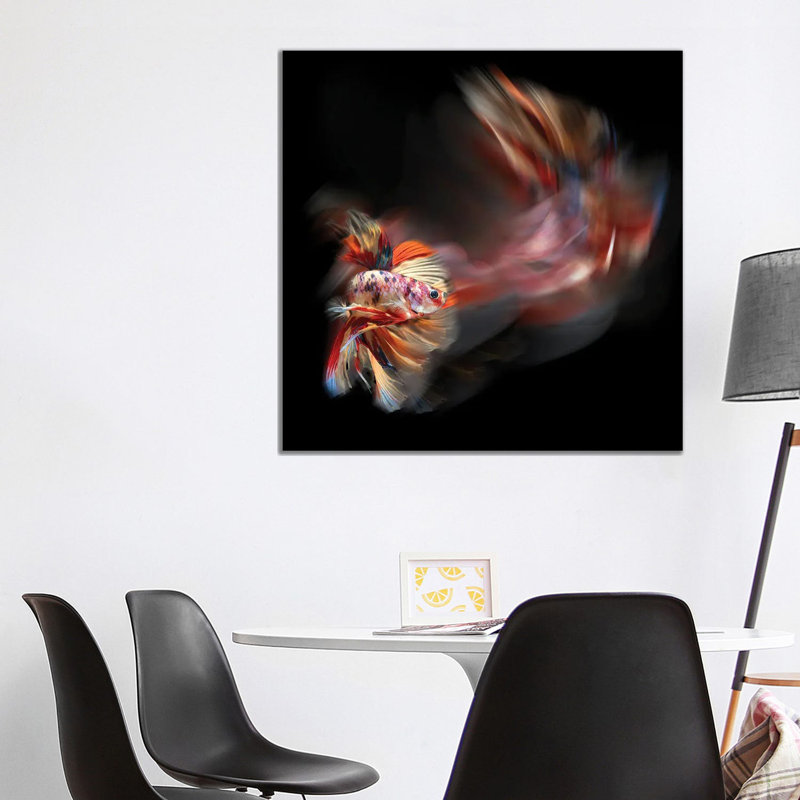 Bettafish Path 1 Piece Wrapped Canvas Painting, 93.98 cm H x 93.98 cm W x 1.91 cm D