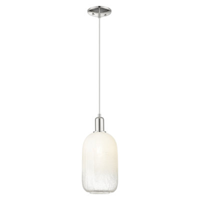 Downtown Urban - Brookhaven Cloche - 1 Light 7" Cord Hung Mini Pendant - Champagne Bronze Finish - Clear Shade