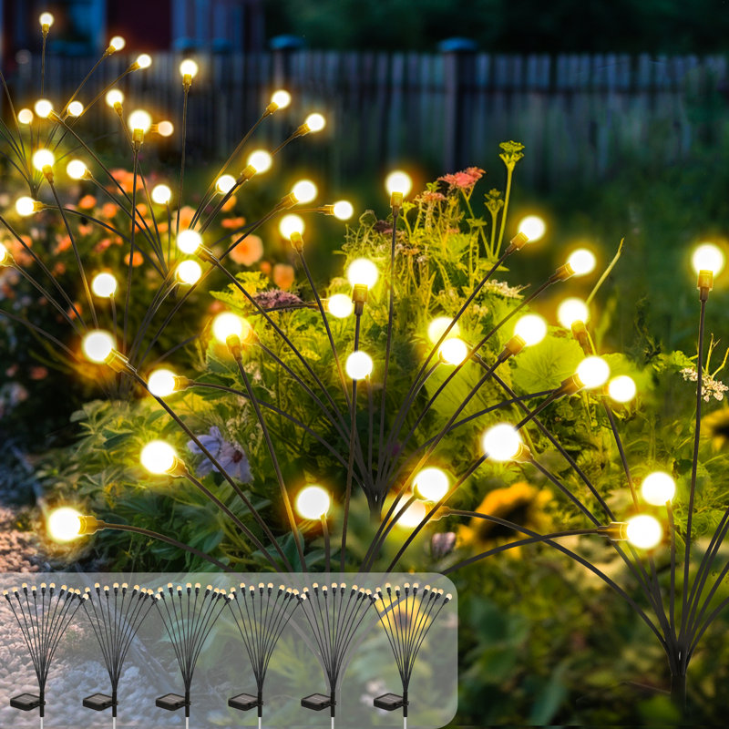 Plastic Solar Powered Pathway Light Pack