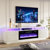 Keely 70'' TV Stand for TVs up to 80'' with Electric Fireplace and Adjustable Shelves